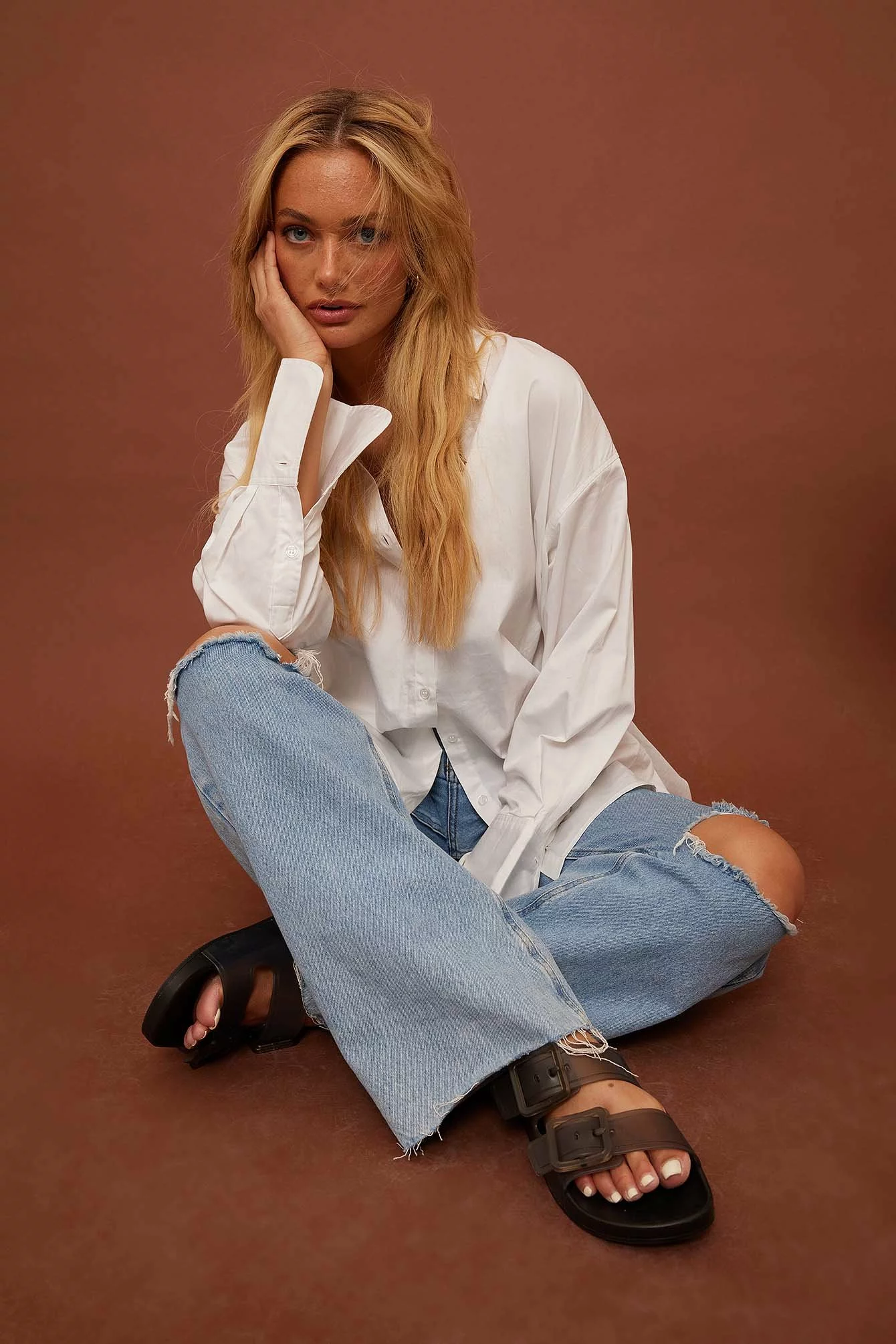 NA-KD Shoes Transparent Buckle Slippers - Image 2