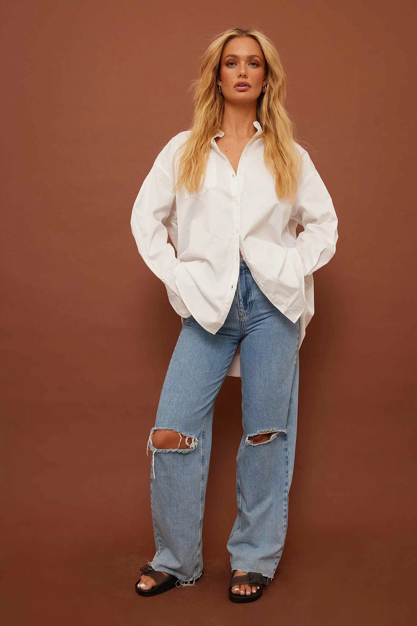 NA-KD Shoes Transparent Buckle Slippers - Image 3