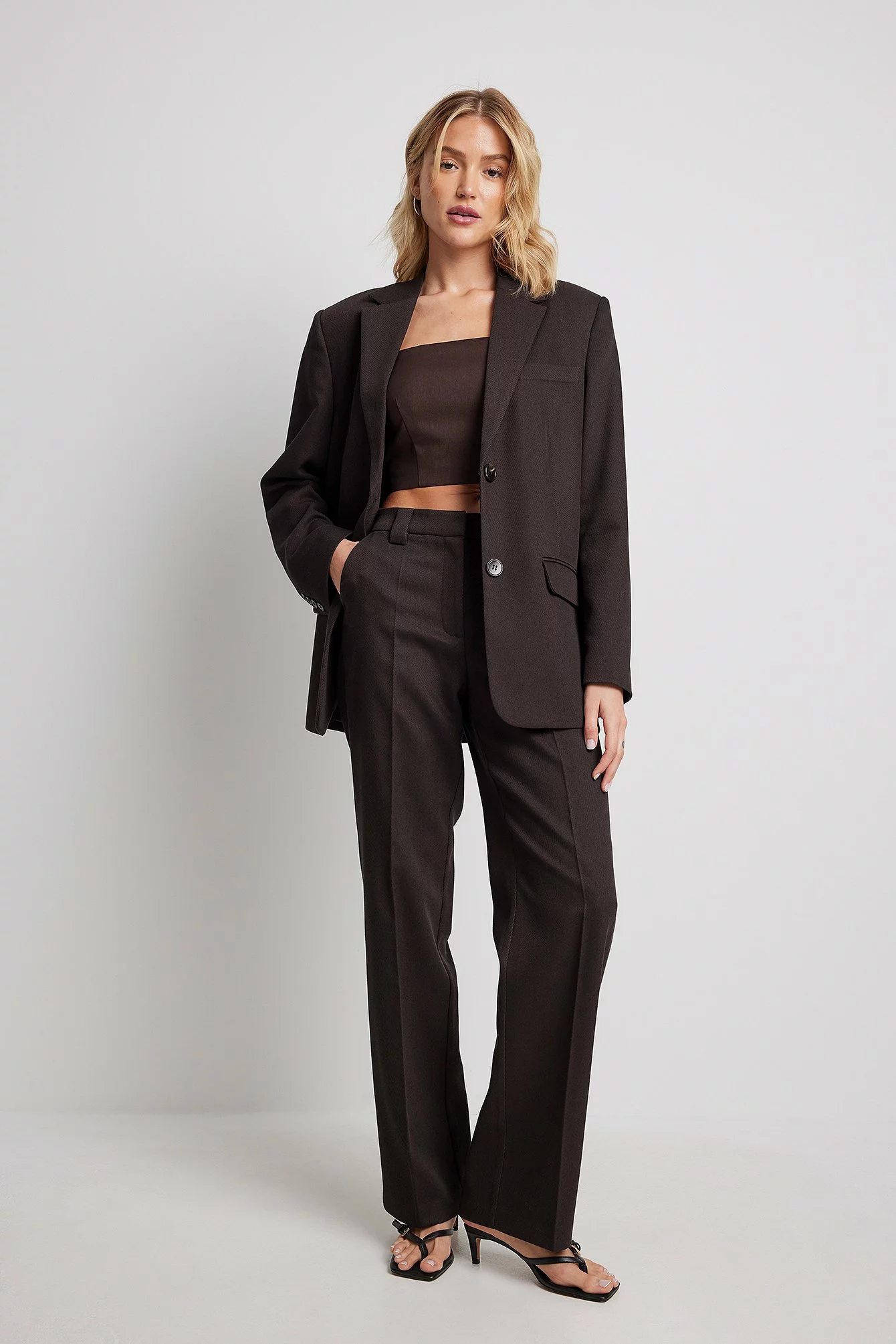 NA-KD Twill Suit Pants - Image 7