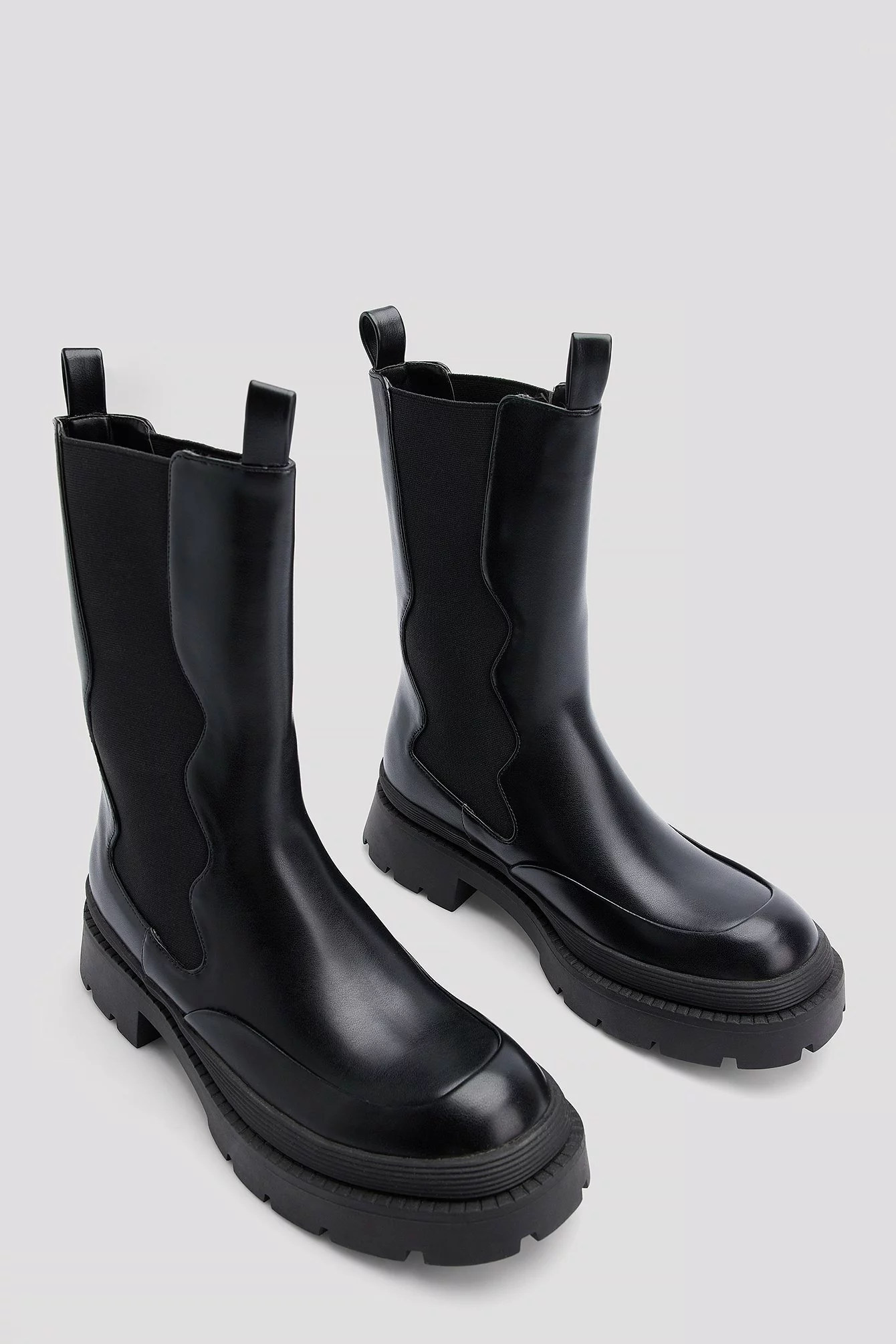 NA-KD Shoes Wavy Elastic Boots - Image 2