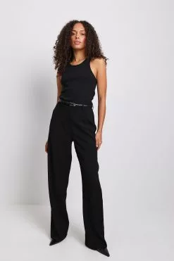 NA-KD Classic Recycled Wide Leg Trousers