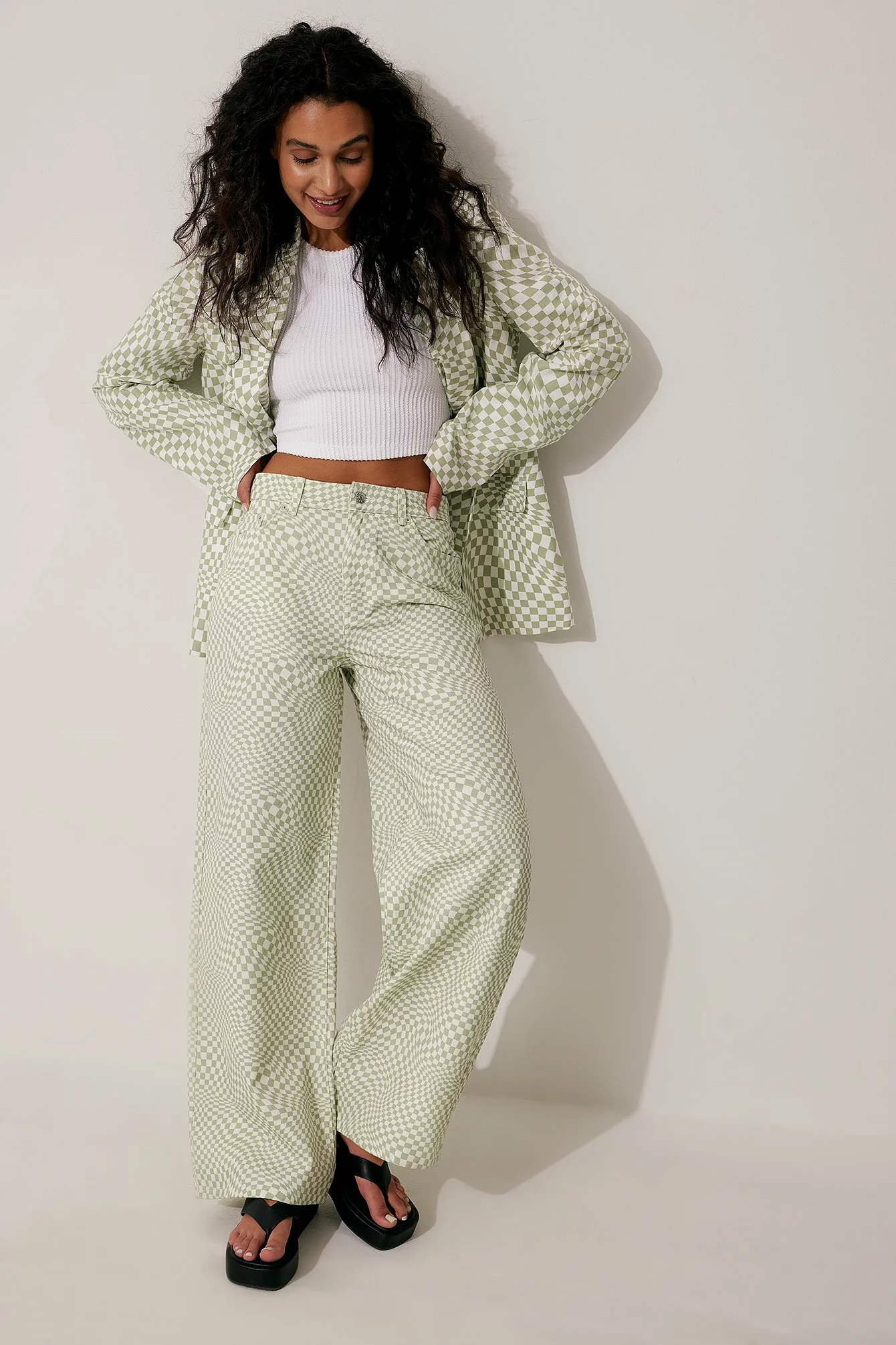 Lisa & Lena For NA-KD Wide Leg Denim - Image 3