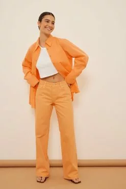 Handpicked X NA-KD Wide Leg Denim