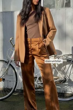 NA-KD Trend Wide Satin Pants