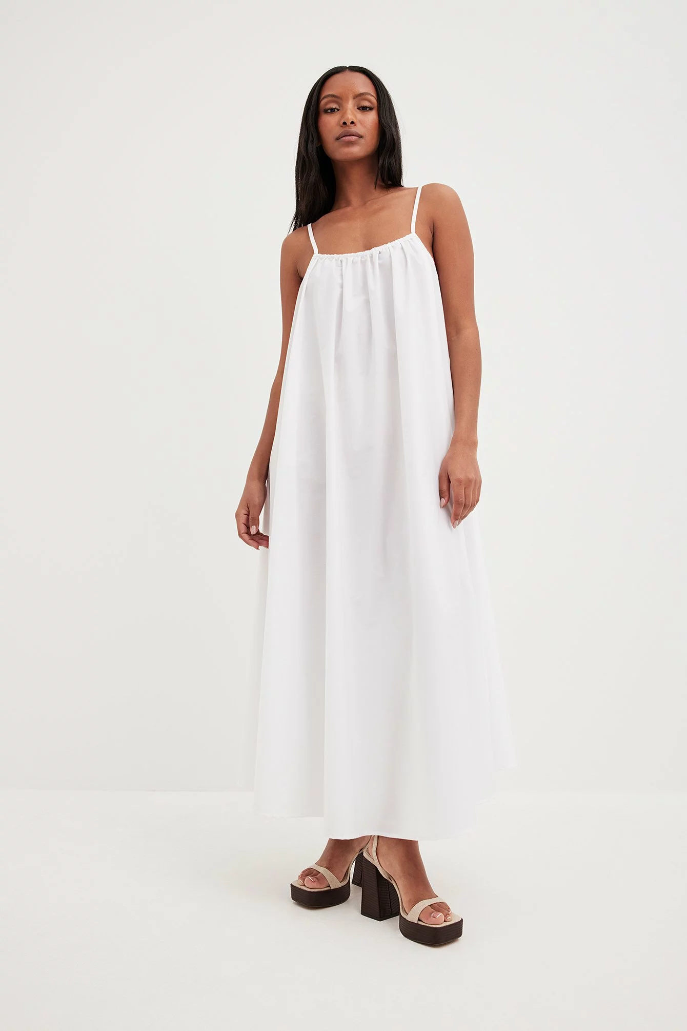 NA-KD Shoes Wooden Heel Platform Sandals - Image 11