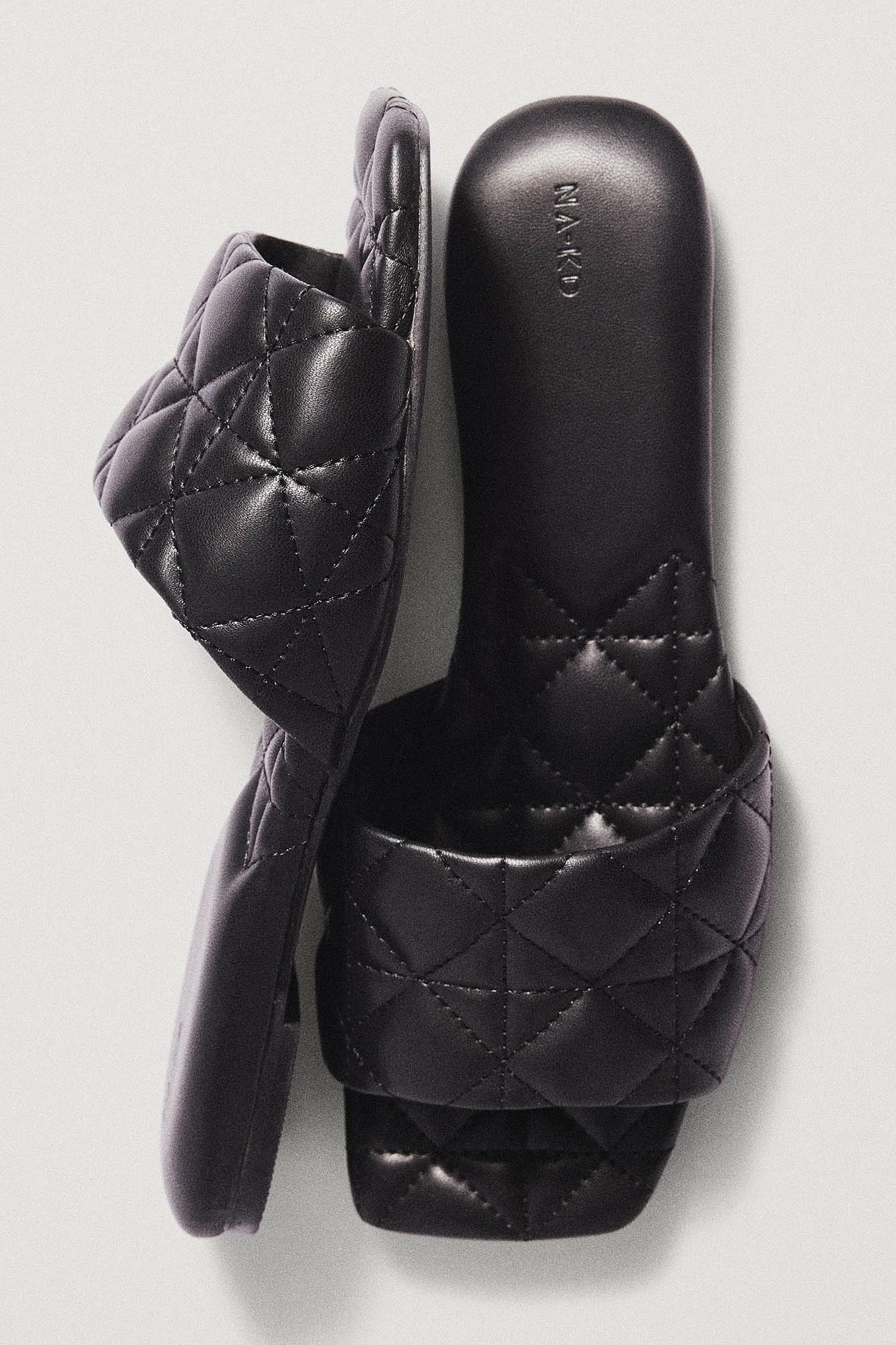 NA-KD Shoes Quilted Slippers - Image 2