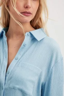 NA-KD Structured LS Pocket Shirt