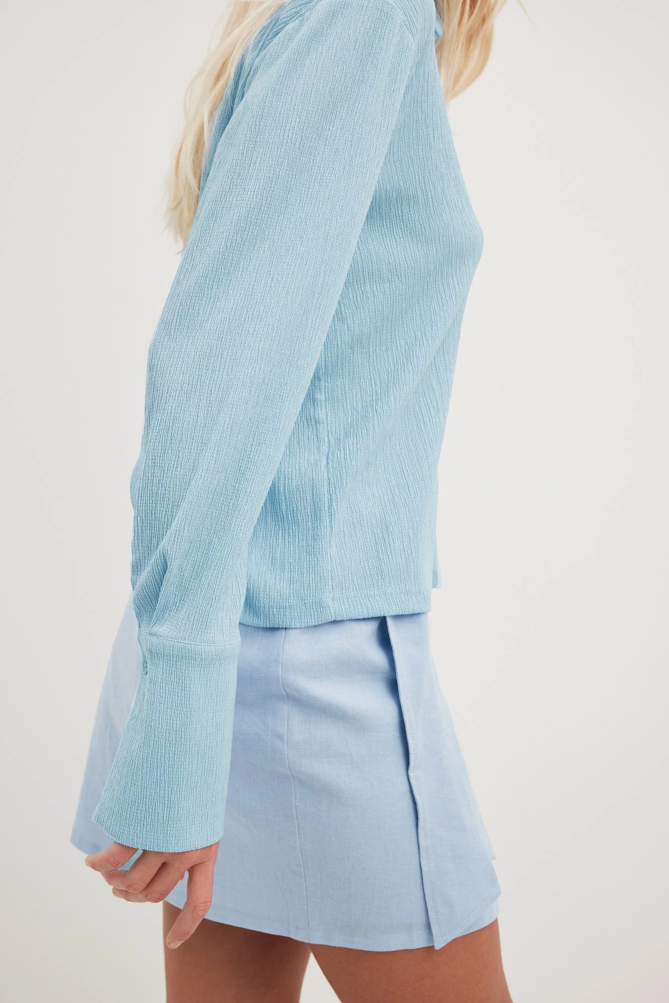 NA-KD Structured LS Pocket Shirt - Image 3