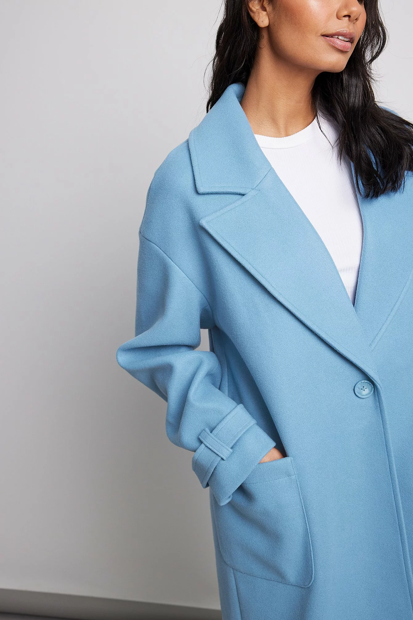 NA-KD One Button Closure Coat - Image 4