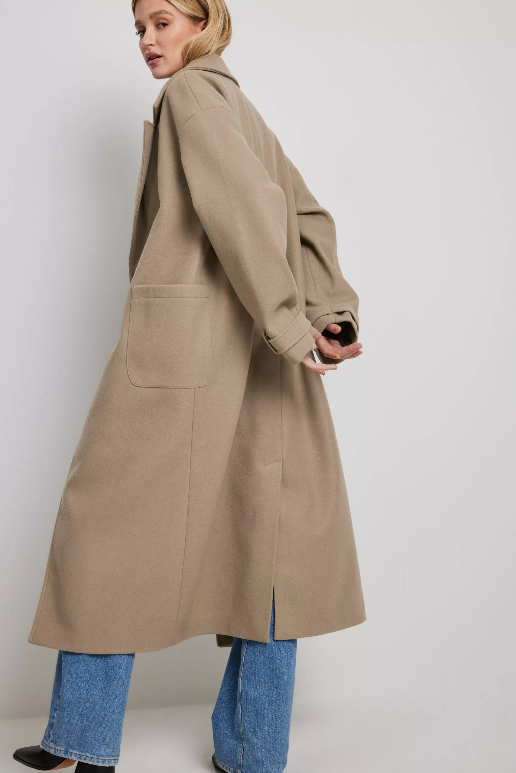 NA-KD One Button Closure Coat - Image 13