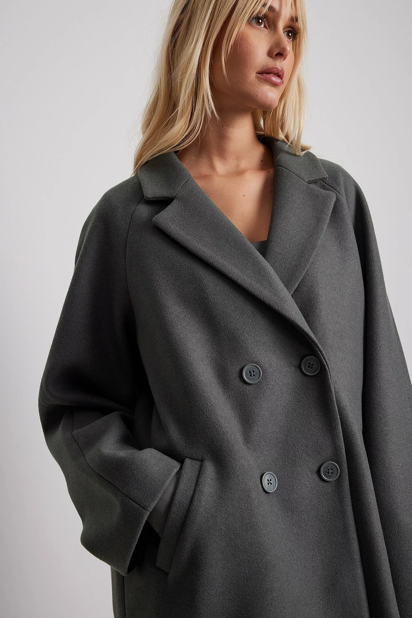 Moa Mattsson X NA-KD Oversized Coat - Image 3