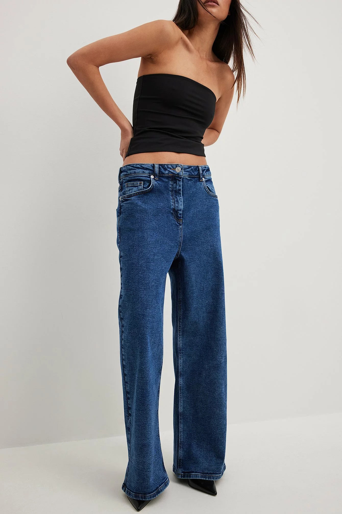 NA-KD ART Oversized Denim - Image 6