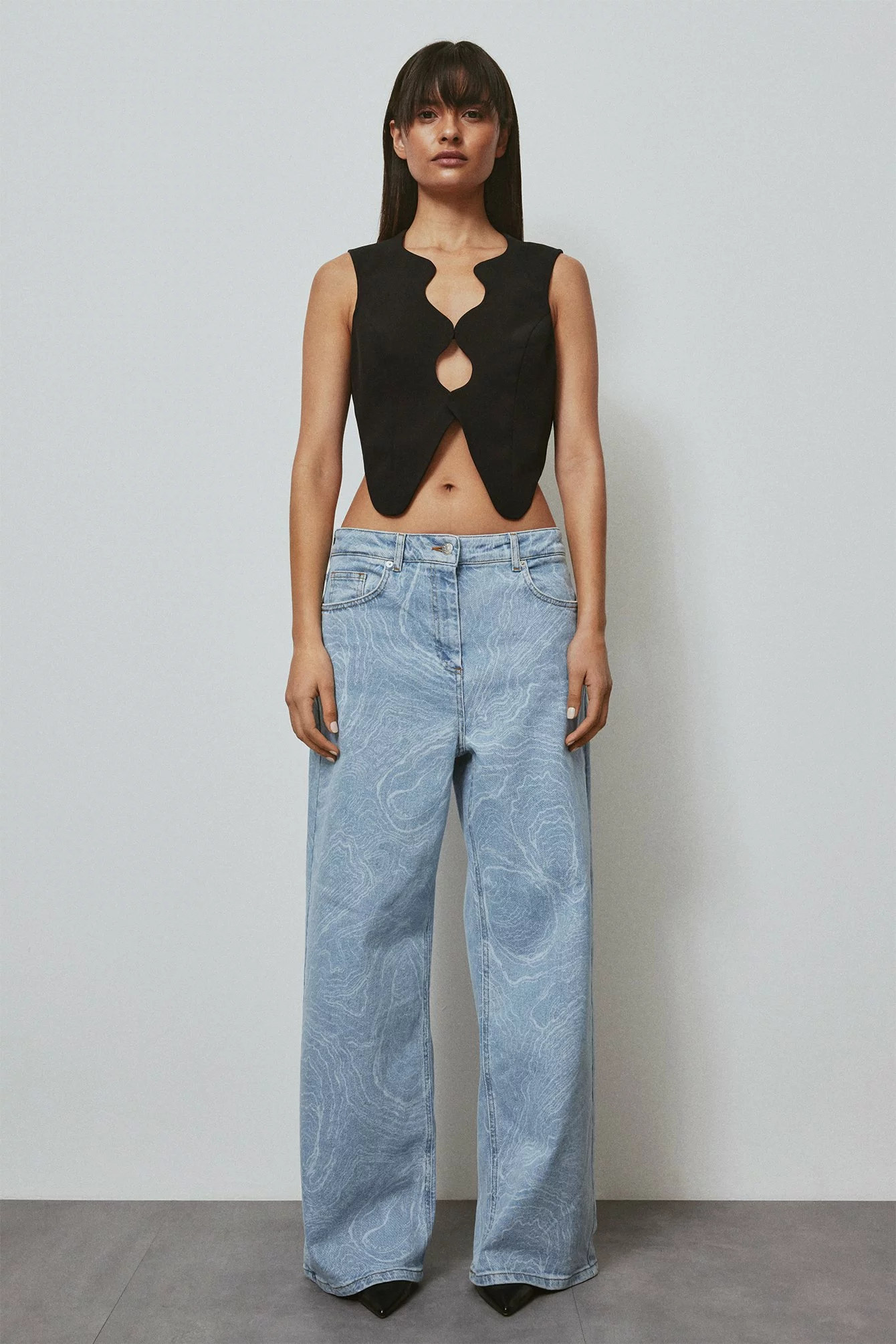 NA-KD ART Oversized Denim - Image 5
