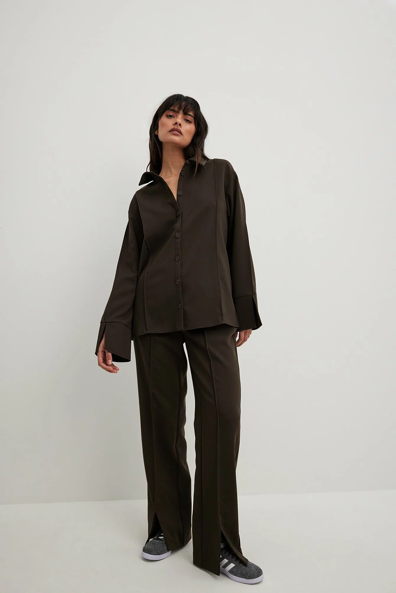 Sanna Jörnvik X NA-KD Oversized Detail Shirt - Image 4