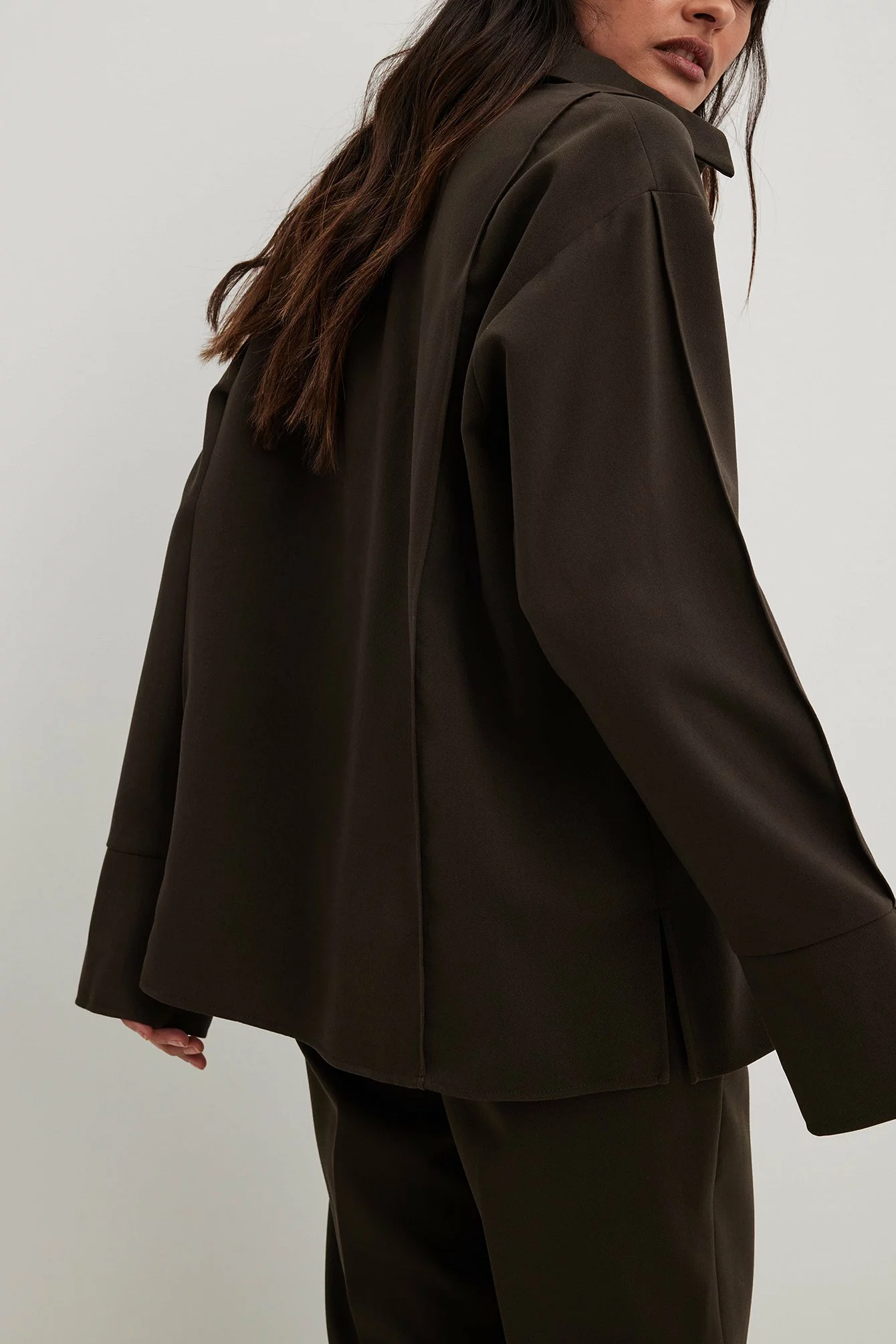 Sanna Jörnvik X NA-KD Oversized Detail Shirt - Image 3