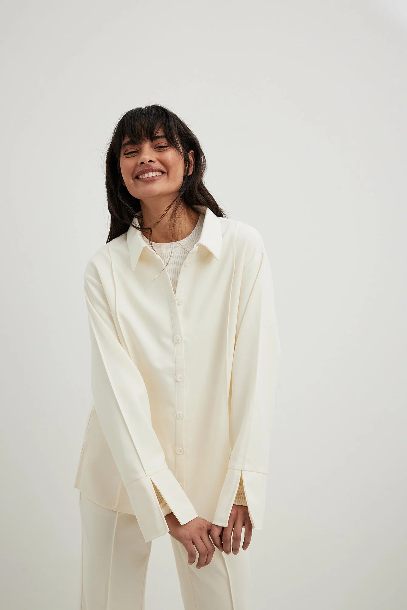 Sanna Jörnvik X NA-KD Oversized Detail Shirt - Image 7