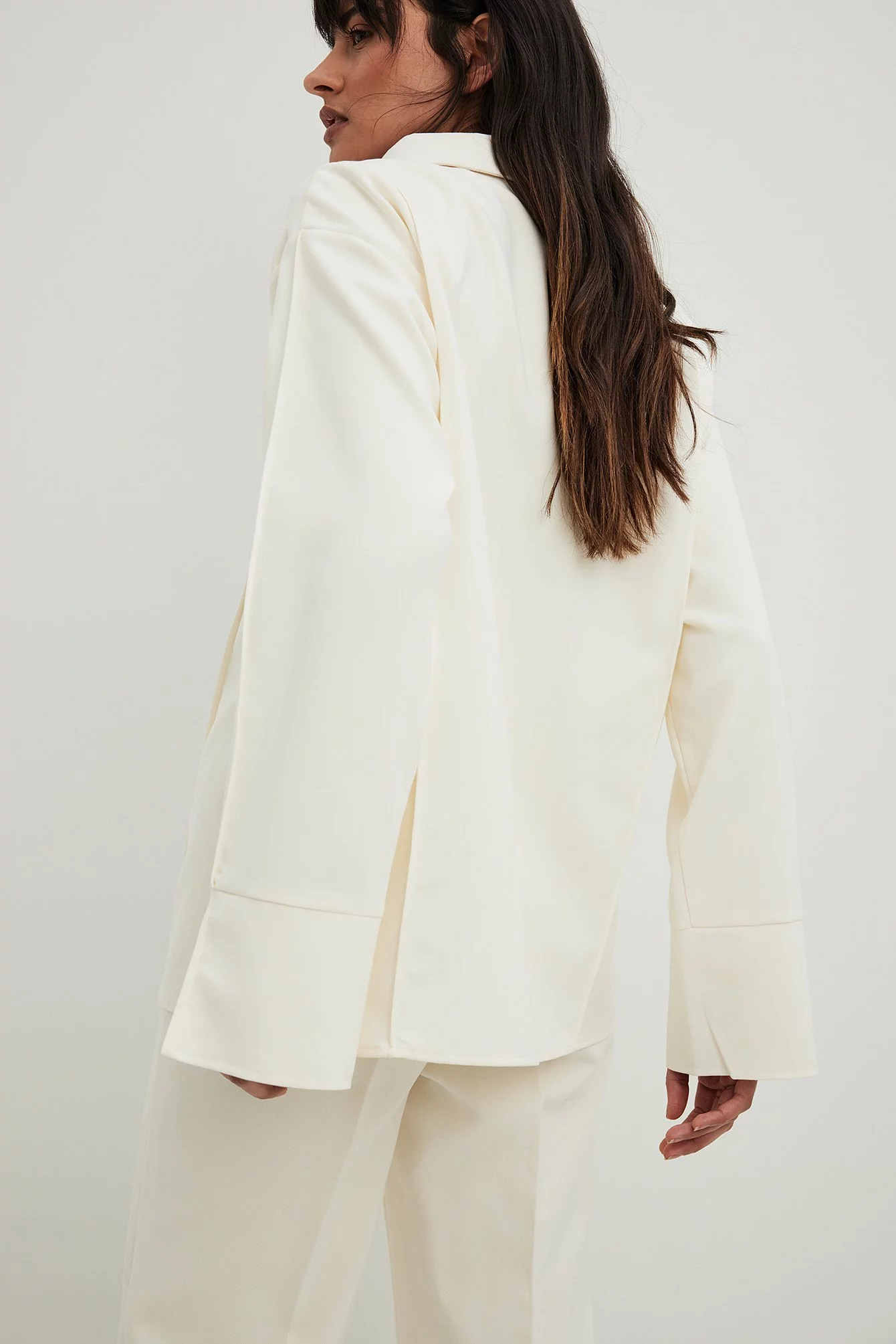 Sanna Jörnvik X NA-KD Oversized Detail Shirt - Image 8