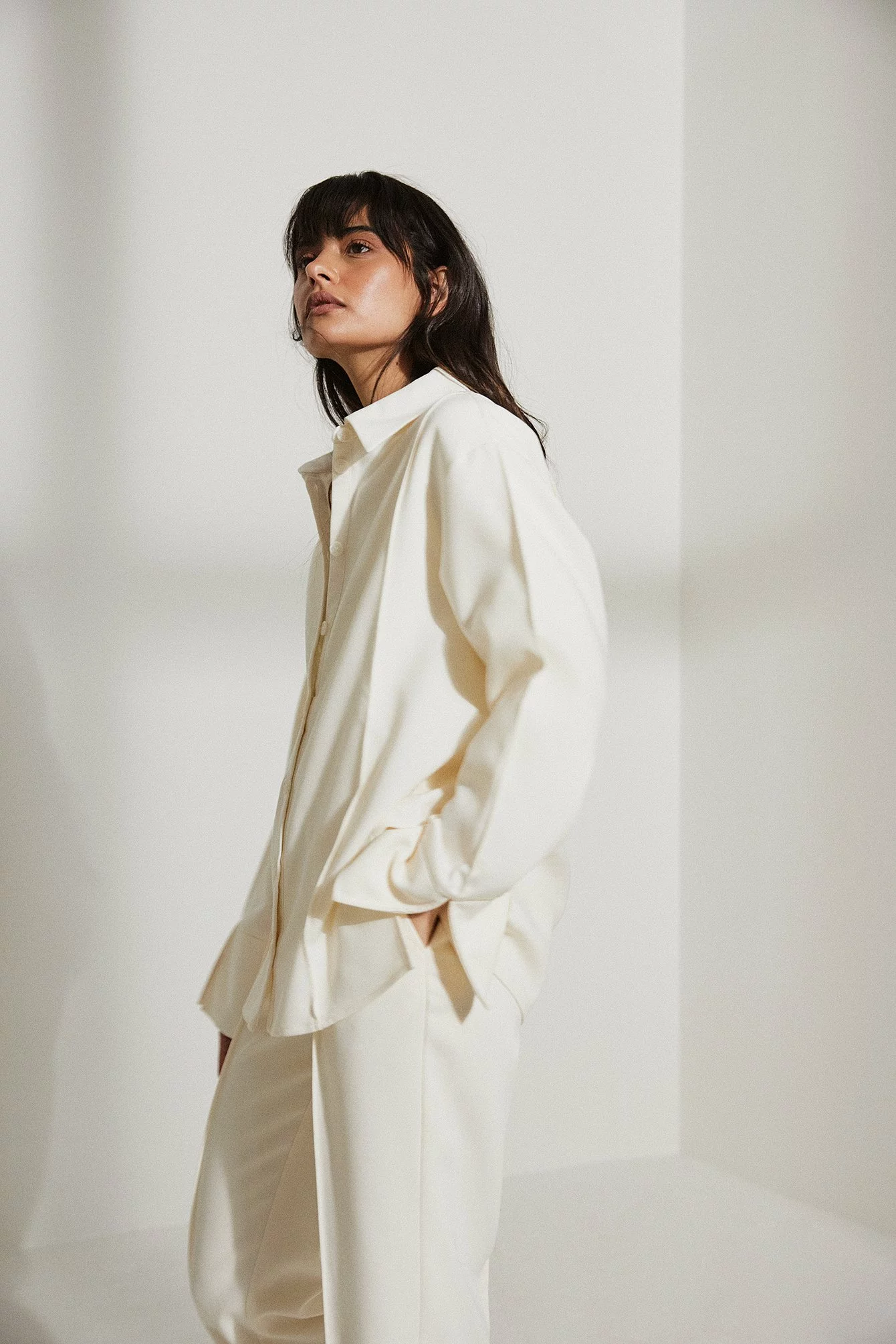 Sanna Jörnvik X NA-KD Oversized Detail Shirt - Image 9