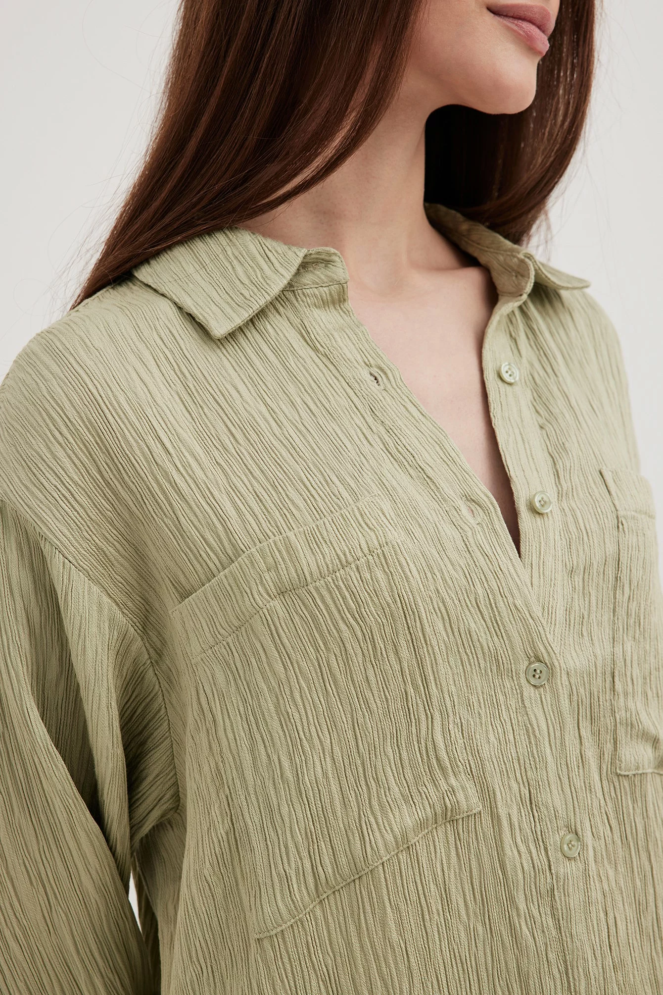 Oumayma & Khaoula X NA-KD Oversized Pocket Shirt - Image 5