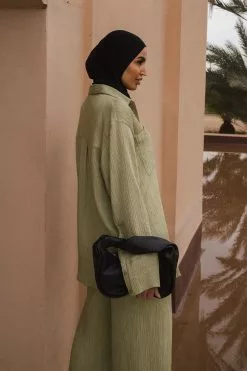 Oumayma & Khaoula X NA-KD Oversized Pocket Shirt
