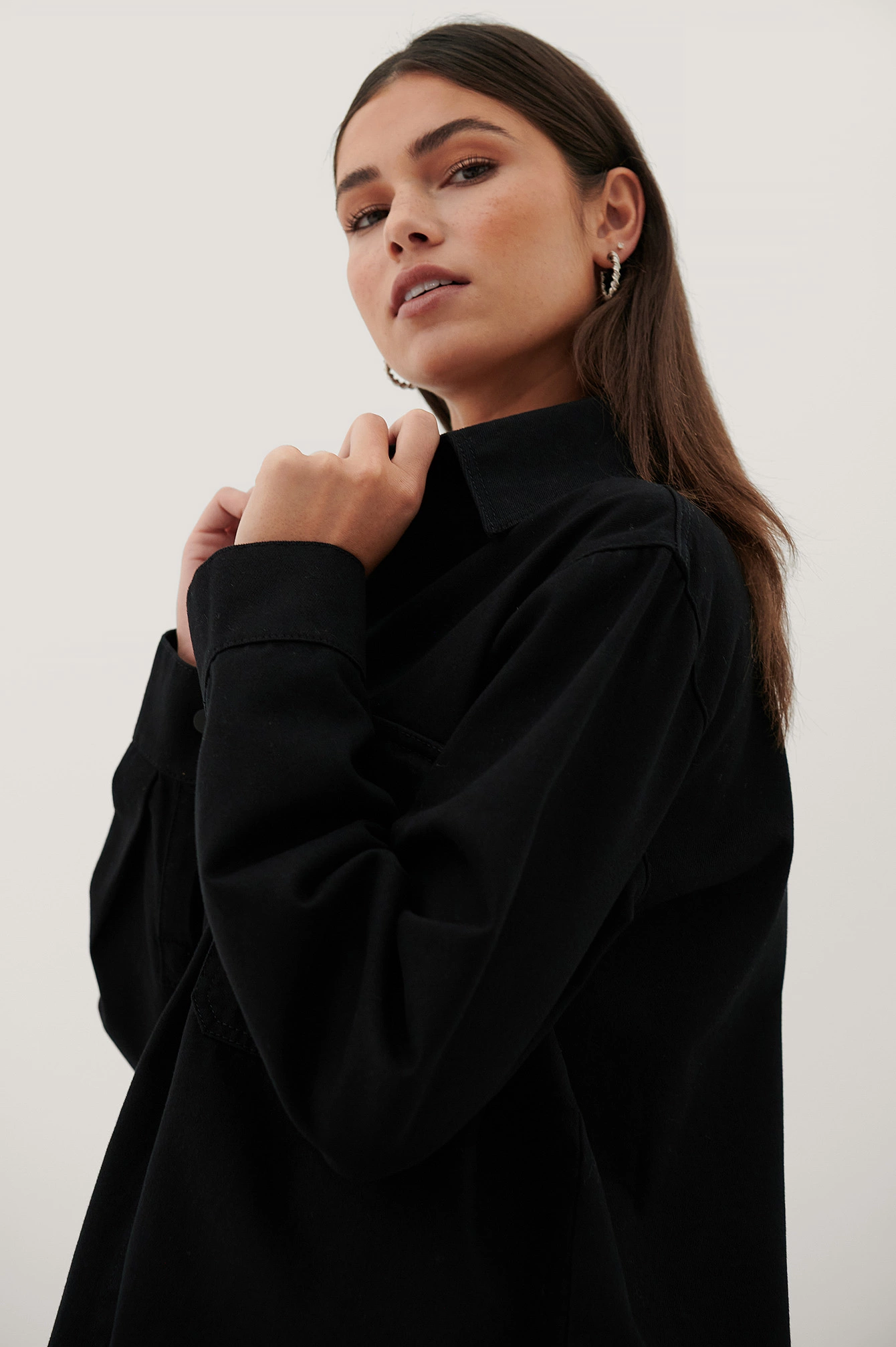 Paola Locatelli X NA-KD Denim Pocket Shirt - Image 4