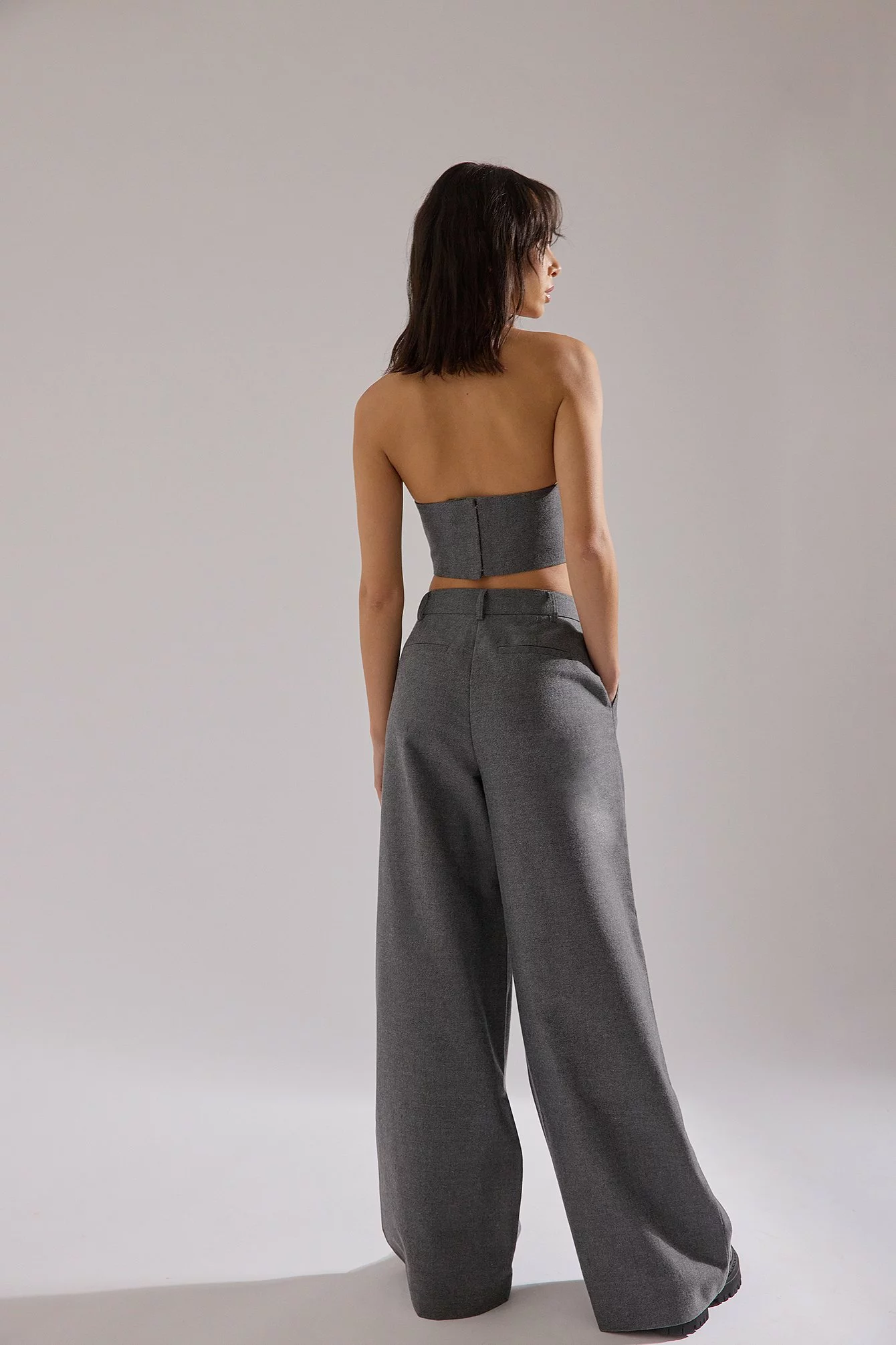 Stephsa X NA-KD Pleat Detail Suit Trousers - Image 7