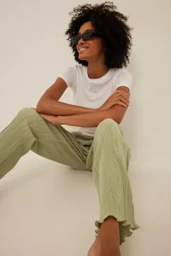 NA-KD Pleated Elastic Waist Pants