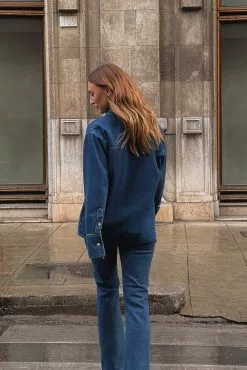 Sanna Jörnvik X NA-KD Pocket Detail Denim Shirt