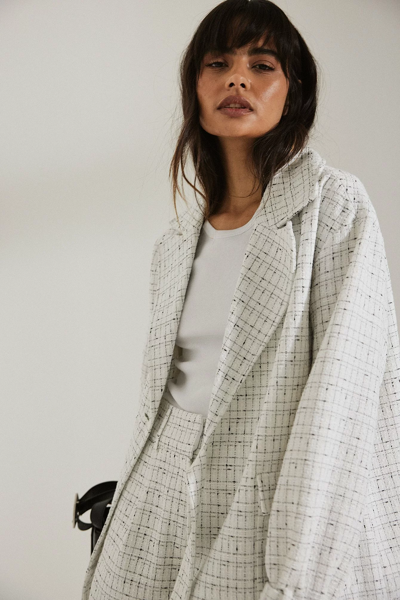 Sanna Jörnvik X NA-KD Pocket Detail Tweed Short Jacket - Image 6