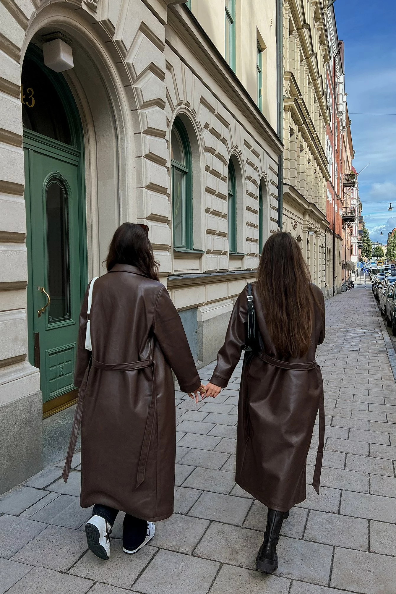 Mocean Sisters X NA-KD Pu Trench Coat - Image 5