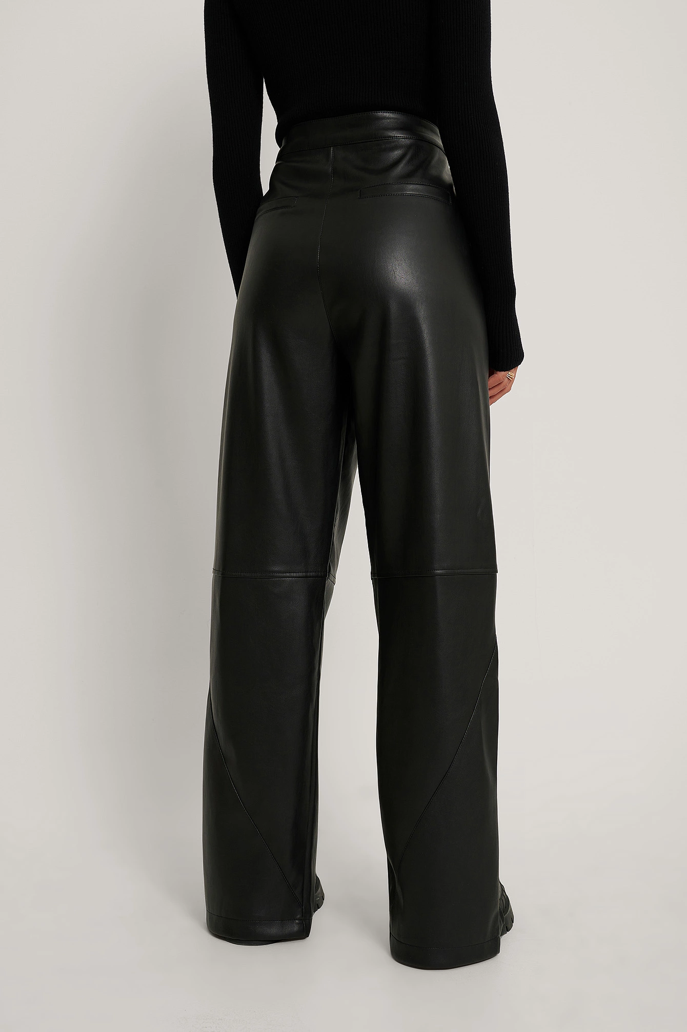 Handpicked X NA-KD Pu Pants - Image 2