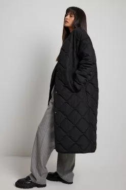 NA-KD Quilted Coat