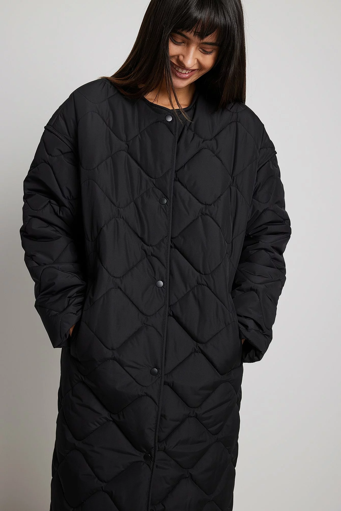NA-KD Quilted Coat - Image 4