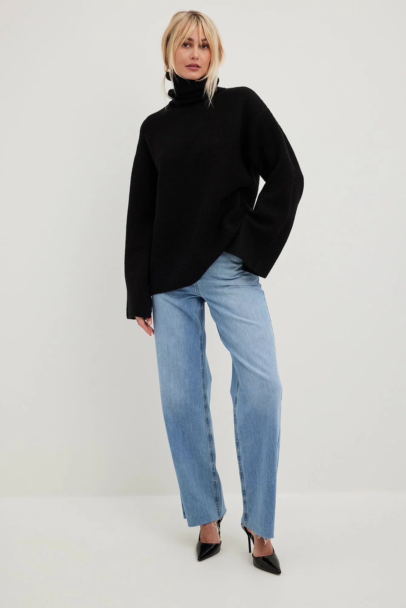 Lojsan Wallin X NA-KD Raw Hem Denim - Image 5