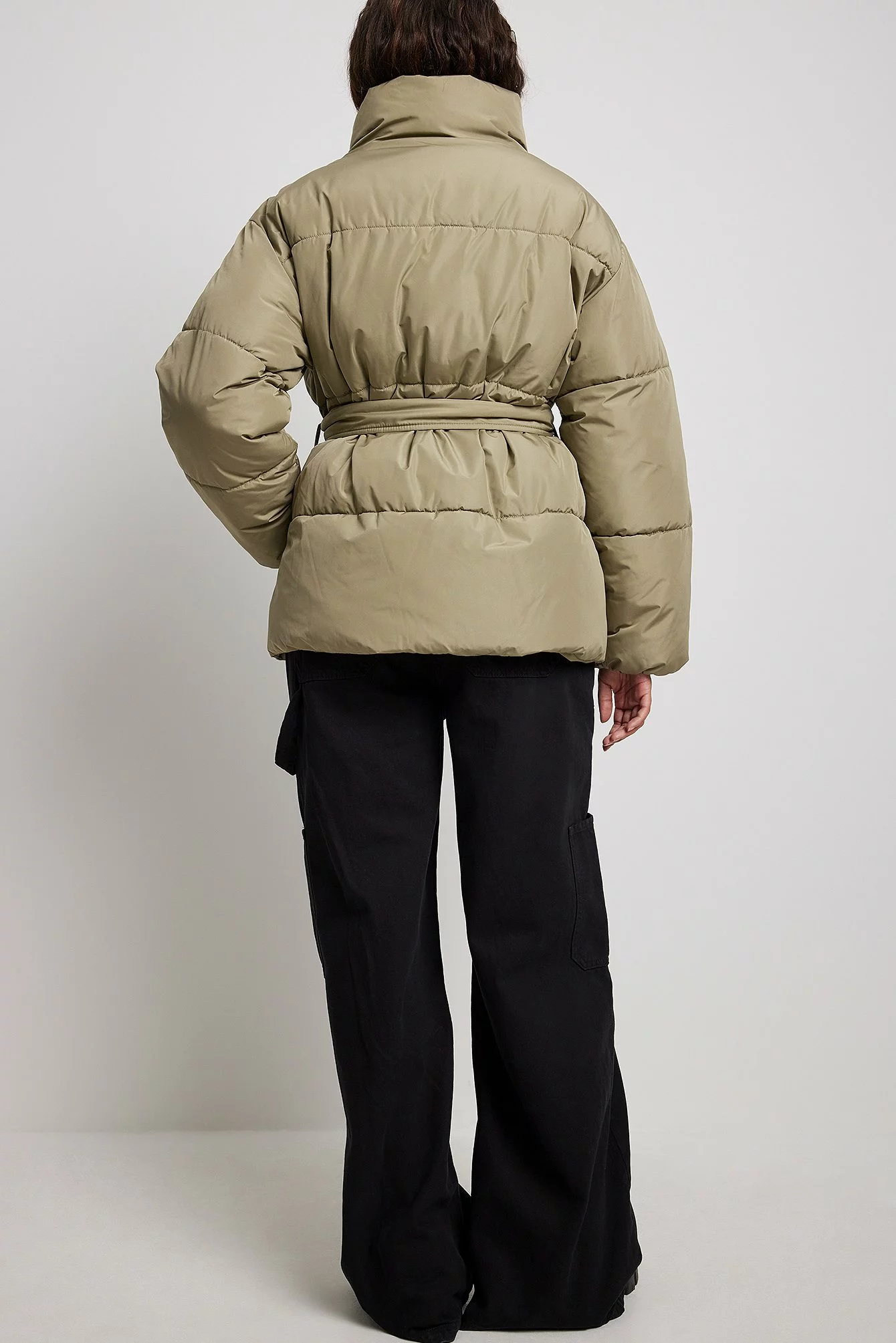 NA-KD Belted Short Padded Jacket - Image 7