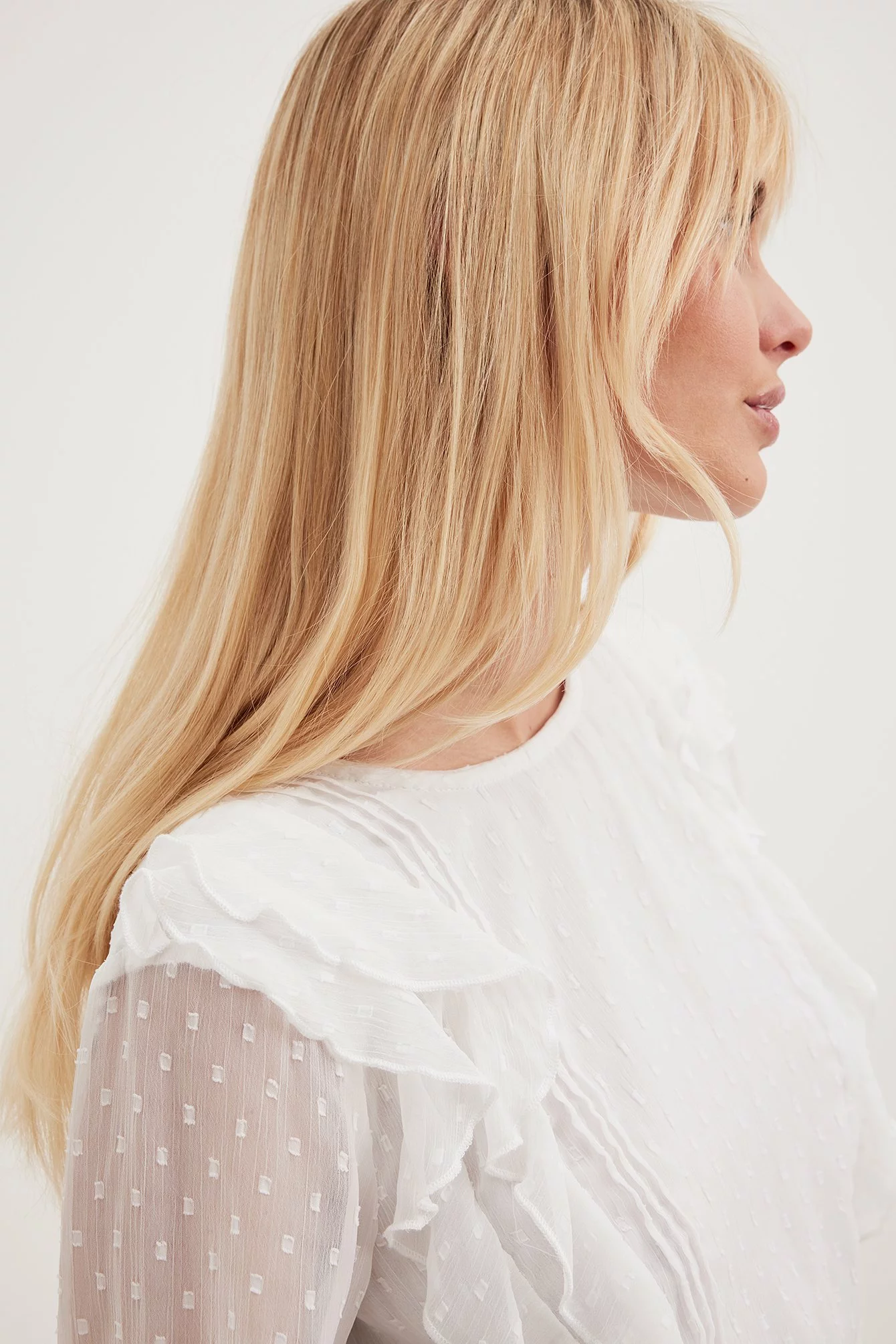 NA-KD Boho Dobby Multi Frill Blouse - Image 4