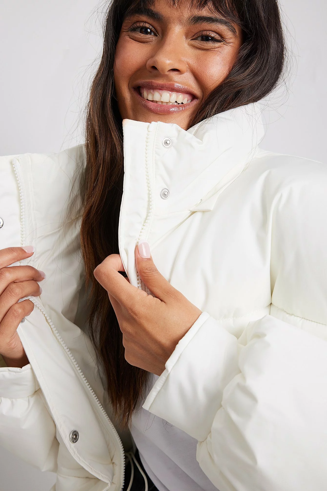 NA-KD Trend Recycled Waist Drawstring Padded Jacket - Image 21