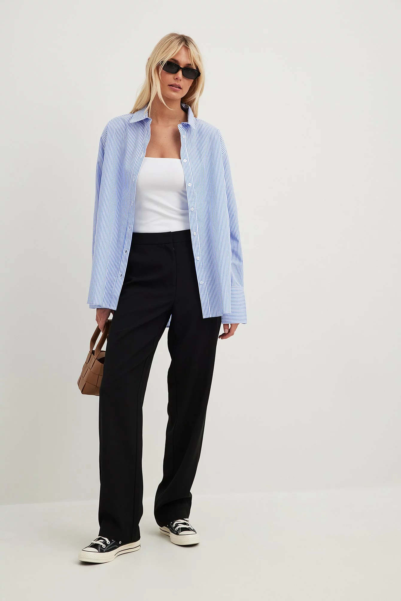 NA-KD Trend Regular Wide Leg Suit Pants - Image 10