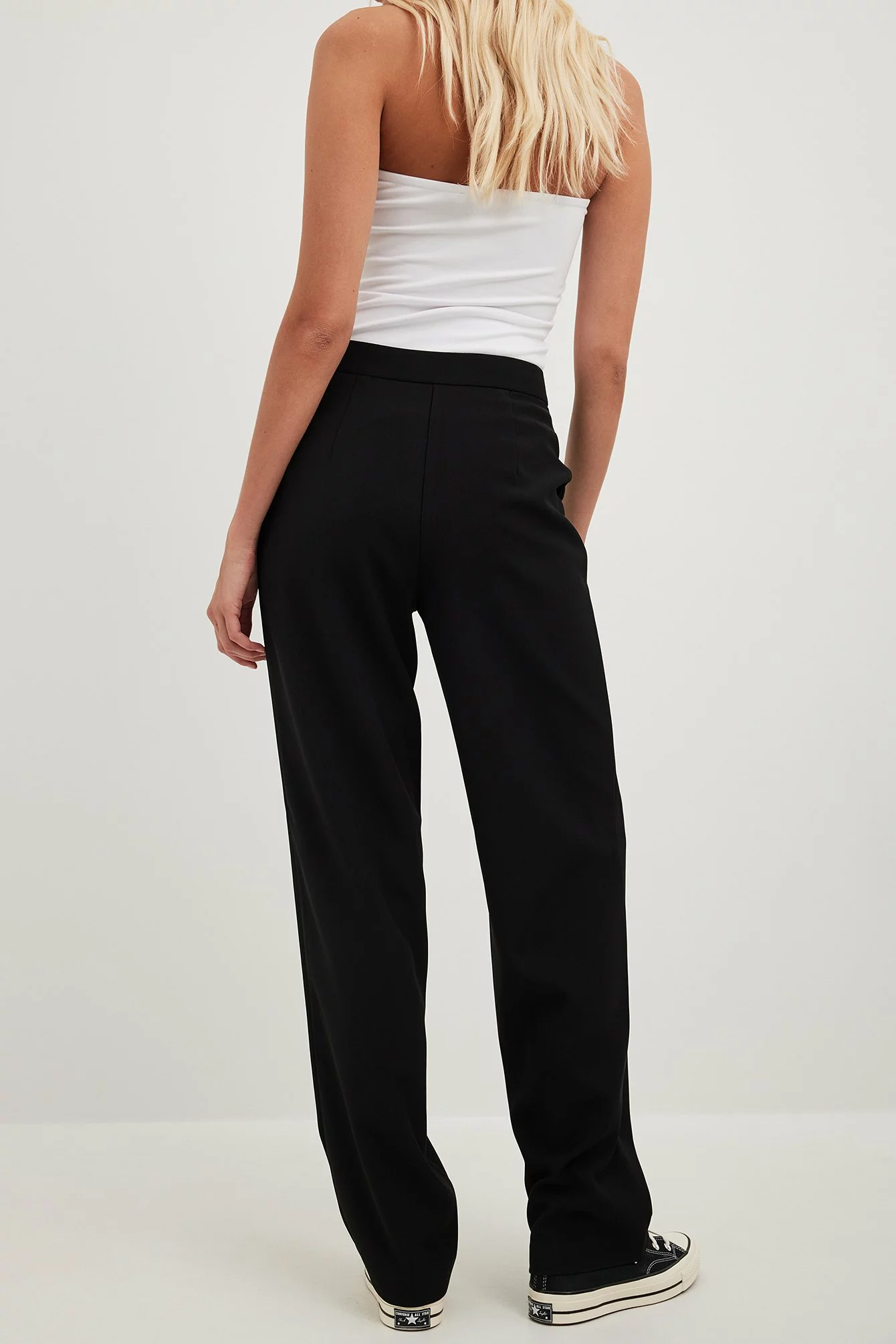 NA-KD Trend Regular Wide Leg Suit Pants - Image 9