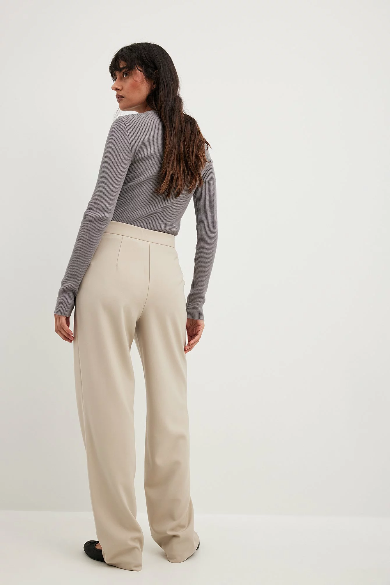 NA-KD Trend Regular Wide Leg Suit Pants - Image 14