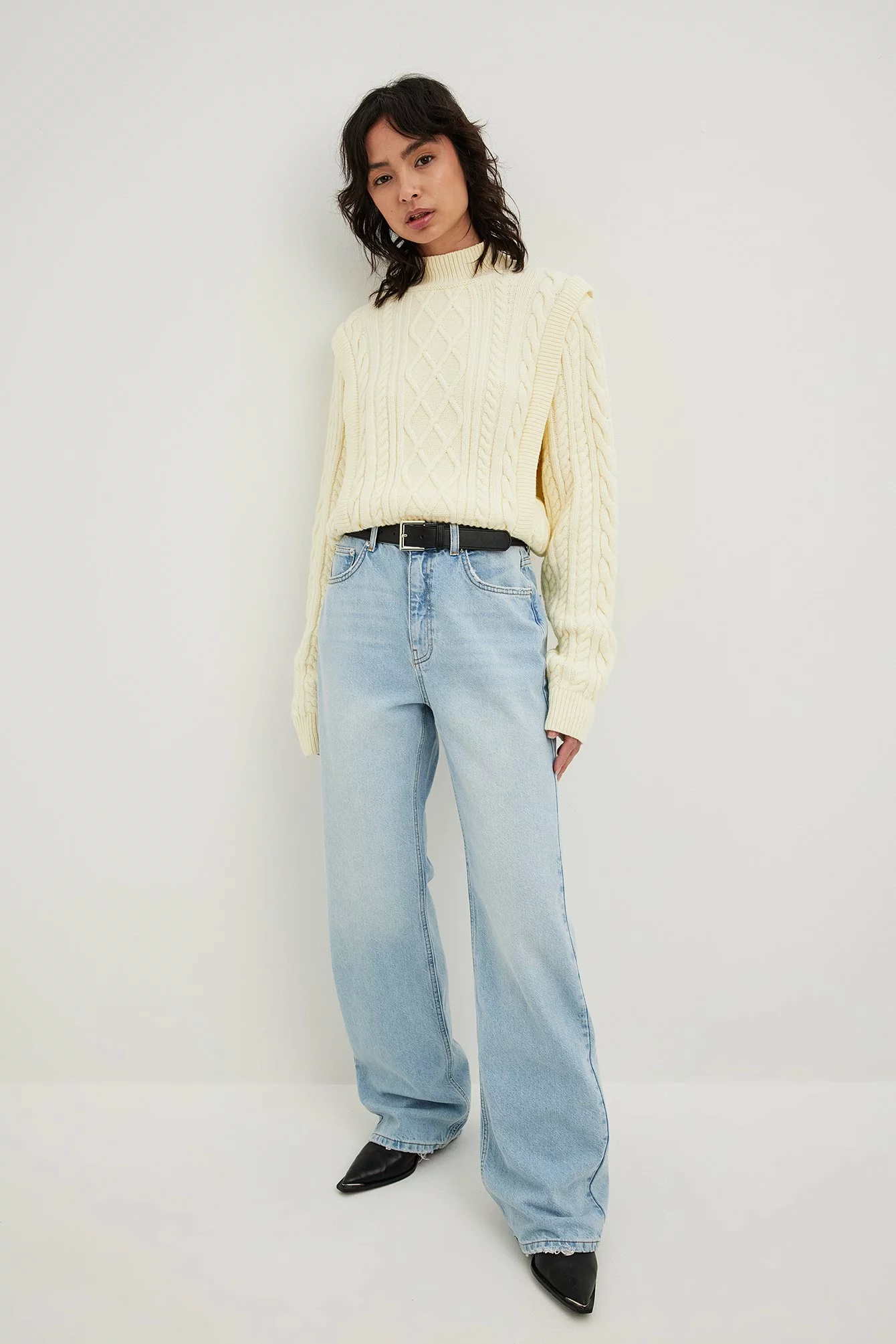 NA-KD Trend Relaxed Full Length Jeans - Image 8