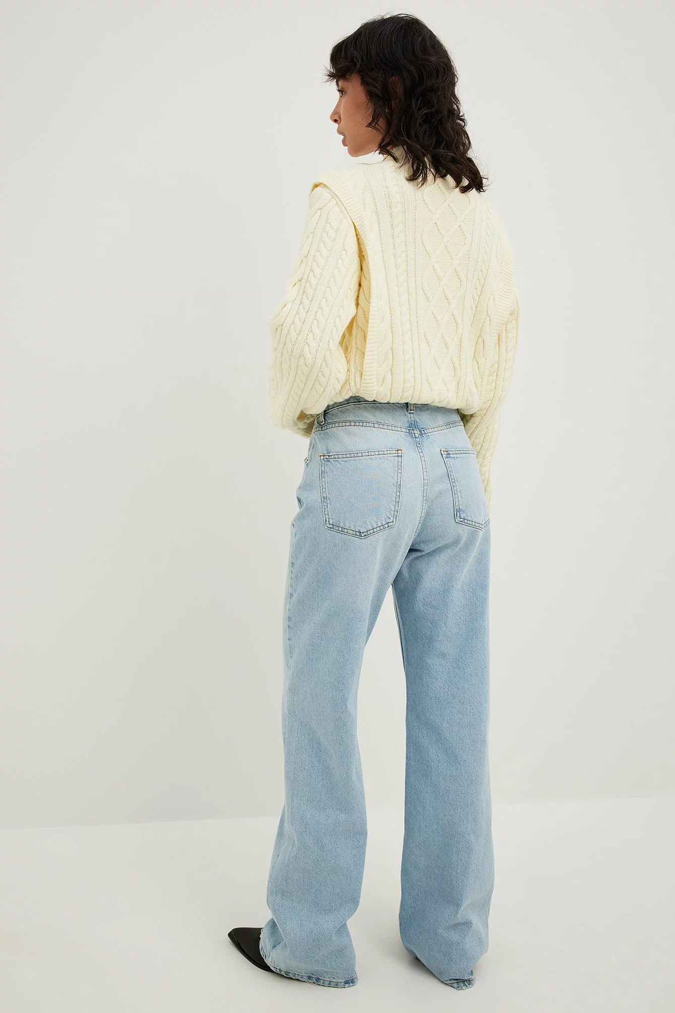 NA-KD Trend Relaxed Full Length Jeans - Image 7