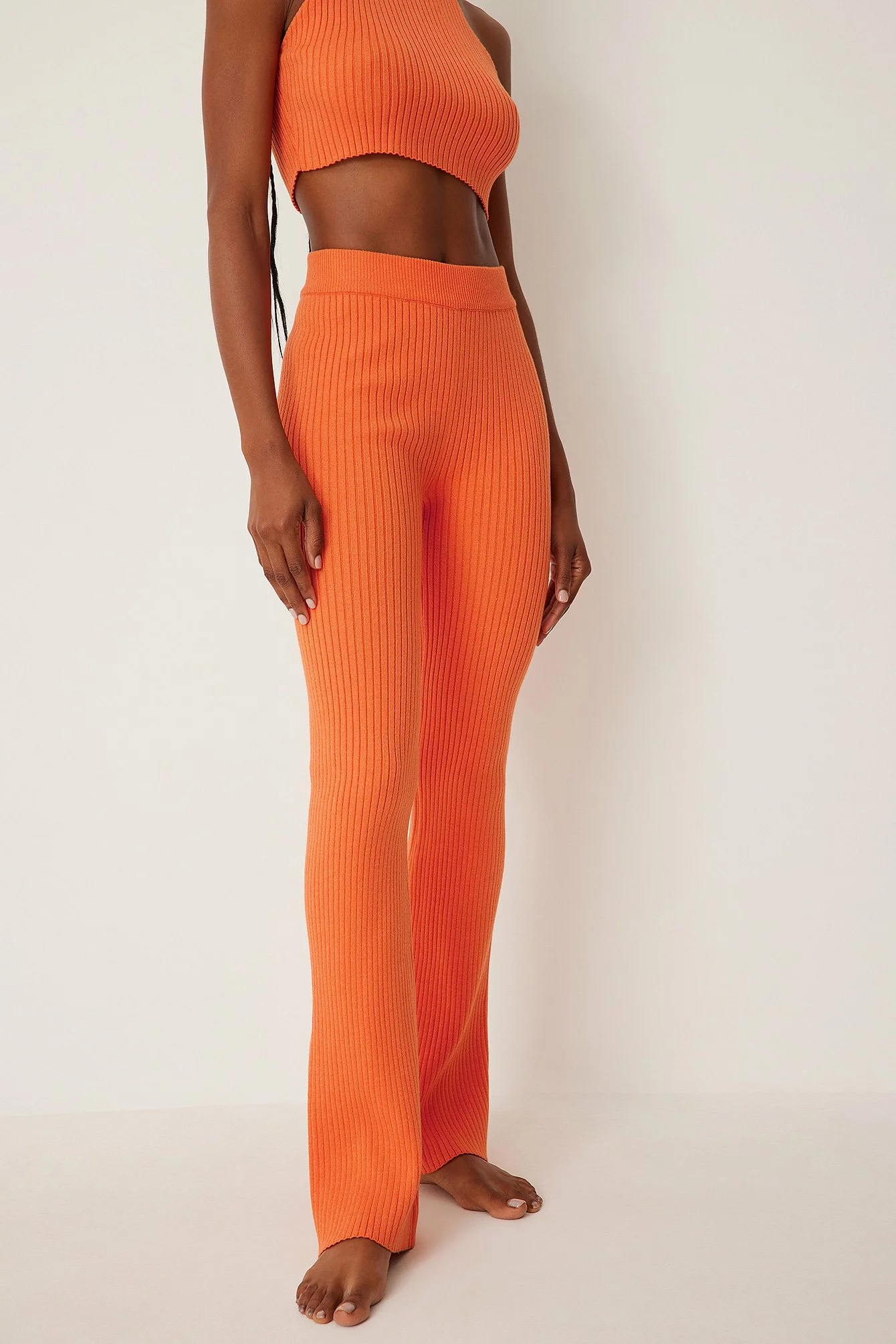 Handpicked X NA-KD Ribbed Pants - Image 6