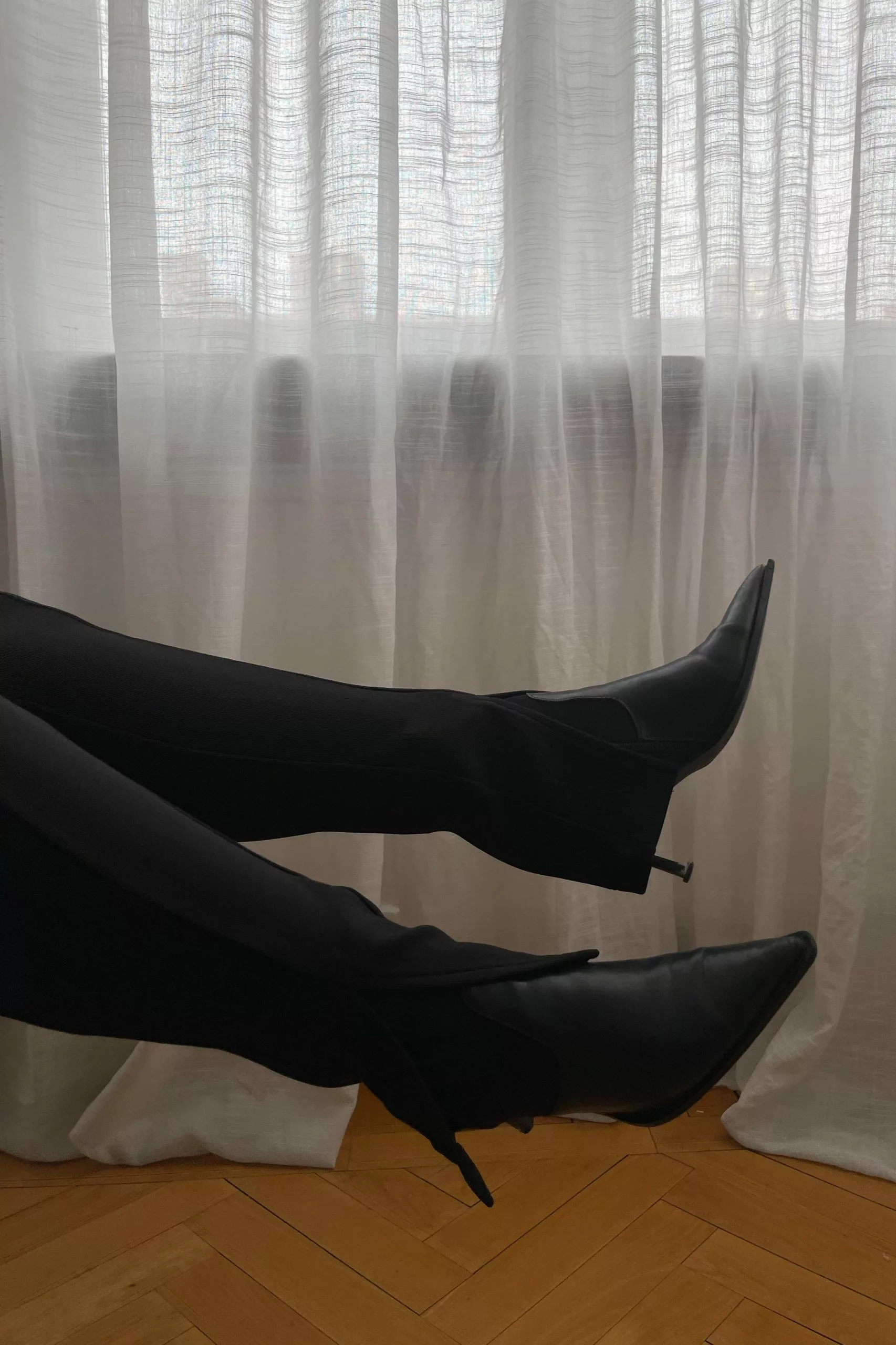 NA-KD Ribbed Slit Trousers - Image 4