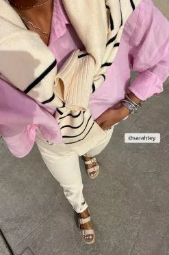 NA-KD Oversized Long Sleeve Cotton Shirt