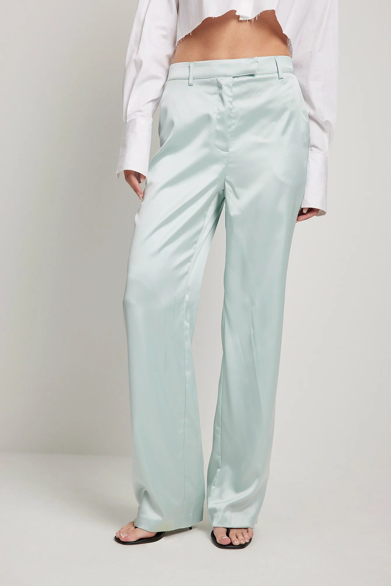 NA-KD Party Satin Suit Pants