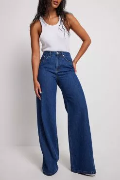 NA-KD Trend Soft Rigid Wide Jeans