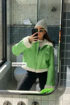 NA-KD Trend Teddy Detail Jacket