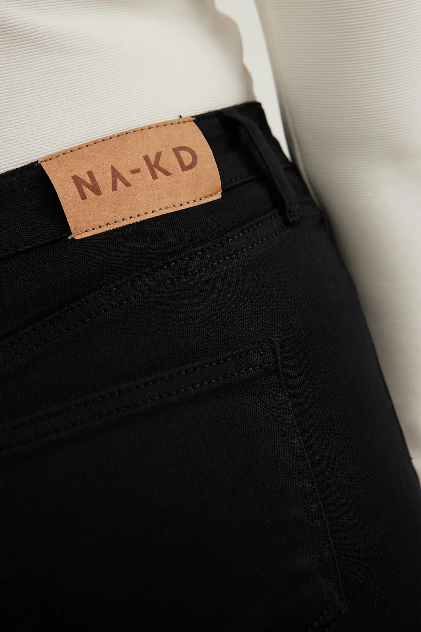NA-KD Skinny High Waist Stretch Jeans - Image 6