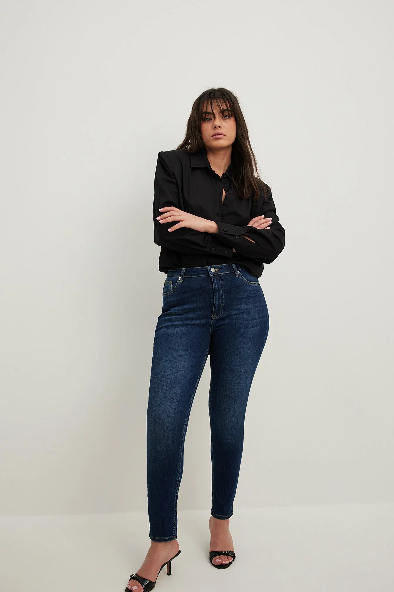 NA-KD Skinny High Waist Stretch Jeans - Image 21
